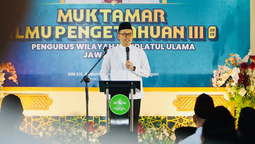 Resmi, Muktamar Ilmu Pengetahuan III Jawa Tengah Dibuka, Rektor UIN KH. Abdurrahman Wahid Menyambut Hangat