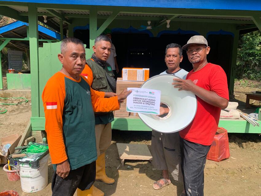 NU Peduli Kemanusiaan Pulihkan Fasilitas Ibadah di Serambi Mekkah Pascabanjir