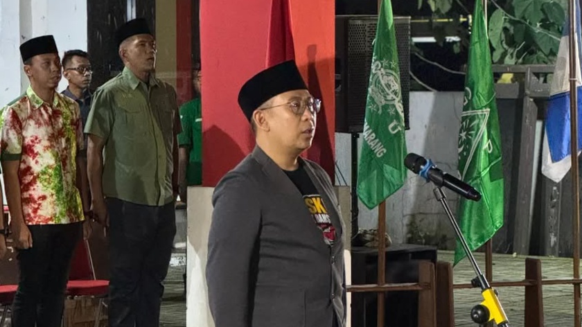 Gus Rozin: Banser Harus Simpatik dan Melayani saat Resmikan 267 Posko Mudik Jateng