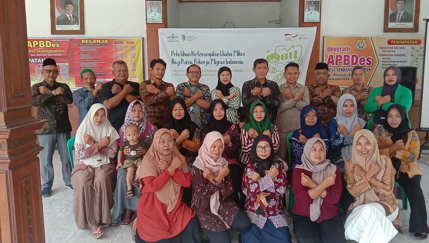 Dari Migran ke Wirausaha, Lakpesdam PBNU dan GIZ Jerman Dampingi Purna PMI di Kendal