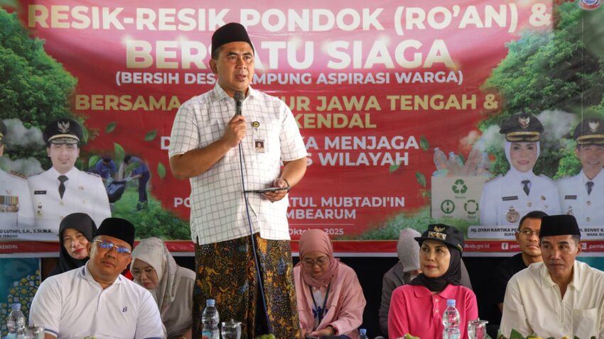 Ro'an Pondok Pesantren Serentak Se-Jawa Tengah, Gus Yasin juga Ikut Ro'an Saat Jadi Santri