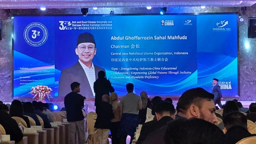 Gus Rozin Paparkan Komitmen NU terhadap Pendidikan Dunia di Konferensi Belt and Road di Guangzhou China